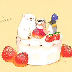 This is a pixiv picture whose title is クリスマスケーキ.