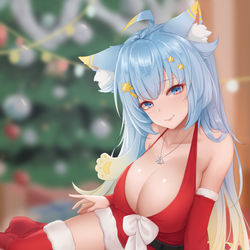 This is a pixiv picture whose title is Merry christmas.