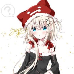 This is a pixiv picture whose title is 「クリスマスプレゼント、ほんとにこれでいいの？」.