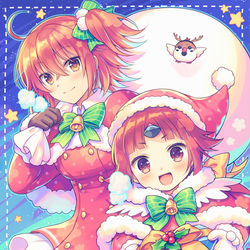 This is a pixiv picture whose title is ぐだ子＆紅閻魔.