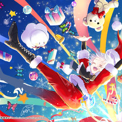 This is a pixiv picture whose title is 🎄🎁🌟.