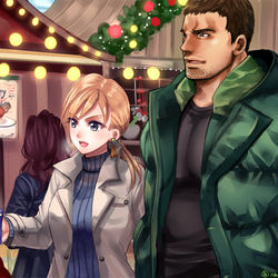 This is a pixiv picture whose title is クリスマスクリジル.