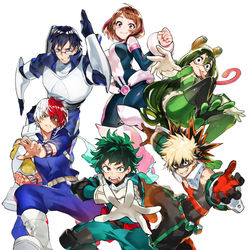This is a pixiv picture whose title is 僕のヒーローアカデミア.