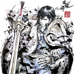 This is a pixiv picture whose title is 【極道畫師】克羅姆.