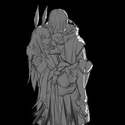 This is a pixiv picture whose title is the loneliest girl.