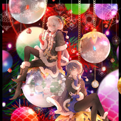 This is a pixiv picture whose title is ブラッククリスマス／After the Rain.
