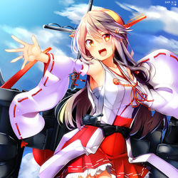 This is a pixiv picture whose title is 榛名ちゃんおめでとう.