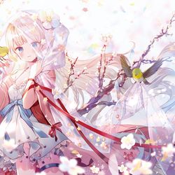 This is a pixiv picture whose title is Prunus Mume.