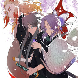 This is a pixiv picture whose title is 藤の花.