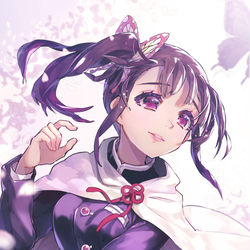 This is a pixiv picture whose title is 栗花落カナヲ.