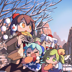 This is a pixiv picture whose title is あたいとげんそーきょー５.