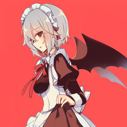 This is a pixiv picture whose title is 吸血鬼咲夜.