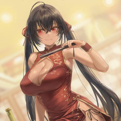 This is a pixiv picture whose title is 大鳳 (Taihou).