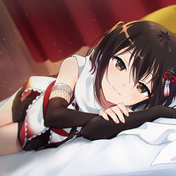 This is a pixiv picture whose title is 一緒にお昼寝する？.
