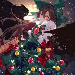 This is a pixiv picture whose title is クリスマスツリーお空.