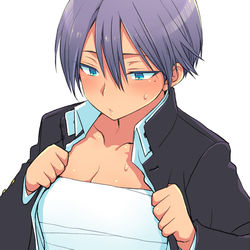This is a pixiv picture whose title is 色男系男装娘.
