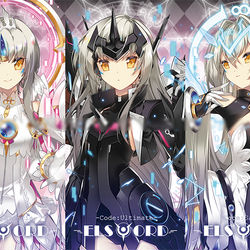 This is a pixiv picture whose title is —EVE—.