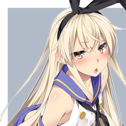 This is a pixiv picture whose title is 提督にお願いがあるときはどうやって頼むか教えたよね？.
