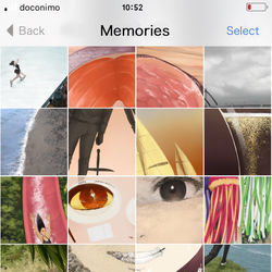 This is a pixiv picture whose title is 断片的な彼女.