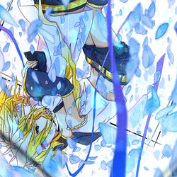 This is a pixiv picture whose title is 【RLM12】垂直落下.