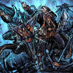 This is a pixiv picture whose title is 新天地探索航サンタマリア・ドロップアンカー.