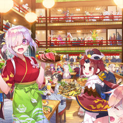 This is a pixiv picture whose title is 大忘年会2019.
