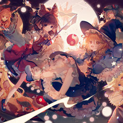 This is a pixiv picture whose title is 東方地霊殿.