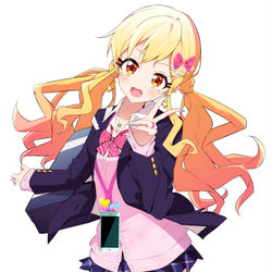 This is a pixiv picture whose title is ギャル虹野.