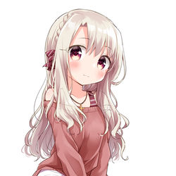 This is a pixiv picture whose title is 私服イリヤちゃん.