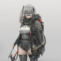 This is a pixiv picture whose title is FireFighter Girl.