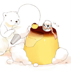 This is a pixiv picture whose title is クリームプリン.