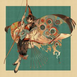 This is a pixiv picture whose title is 創作詰-伍-.