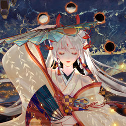 This is a pixiv picture whose title is 初舞.