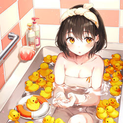 This is a pixiv picture whose title is 癒される時間.