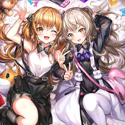 This is a pixiv picture whose title is UMP45&UMP9.