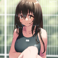 This is a pixiv picture whose title is 夏の"きみ"は素敵すぎる.