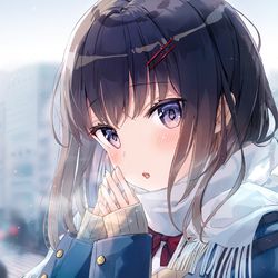 This is a pixiv picture whose title is 吐息.