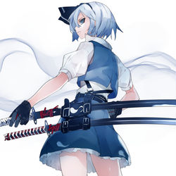 This is a pixiv picture whose title is 帯刀ベルト.