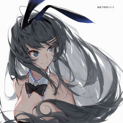 This is a pixiv picture whose title is 桜島 麻衣.