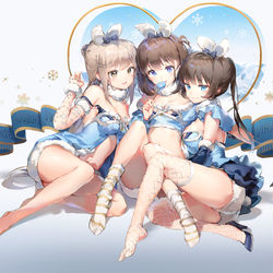 This is a pixiv picture whose title is 【C97】白い恋人達.