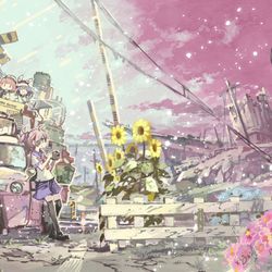 This is a pixiv picture whose title is アヴァロンまでは何マイル？.