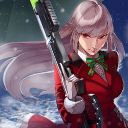 This is a pixiv picture whose title is ナイチンゲール(サンタ).