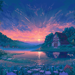 This is a pixiv picture whose title is Whisper of the Heart.