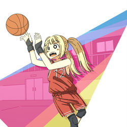 This is a pixiv picture whose title is バスケットボール.