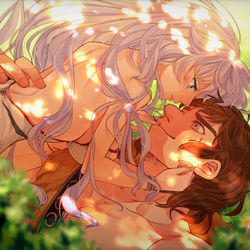 This is a pixiv picture whose title is 在りし日の、.