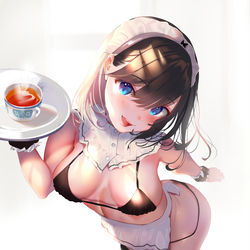 This is a pixiv picture whose title is ティータイムですよ、ご主人様♡.