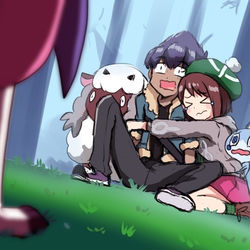 This is a pixiv picture whose title is [ホプユウ]まどろみの森.