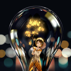 This is a pixiv picture whose title is 温かな場所.