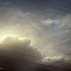This is a pixiv picture whose title is 空を眺めて.
