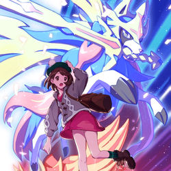 This is a pixiv picture whose title is 剣と盾の勇者.